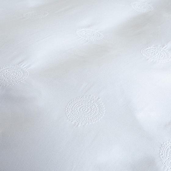  Shino Ekstra Çift Kişilik Nevresim Seti 260x220 cm Beyaz