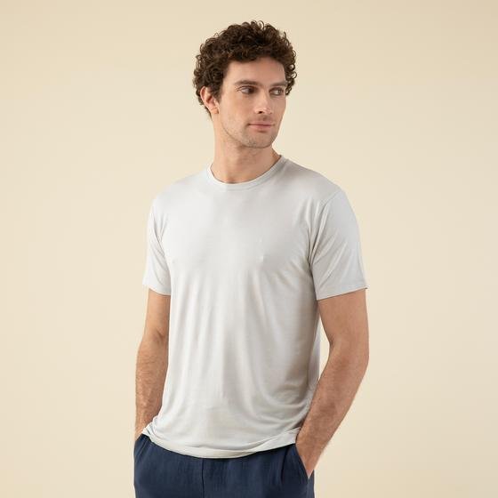 Albano Erkek T-Shirt Soğuk Gri